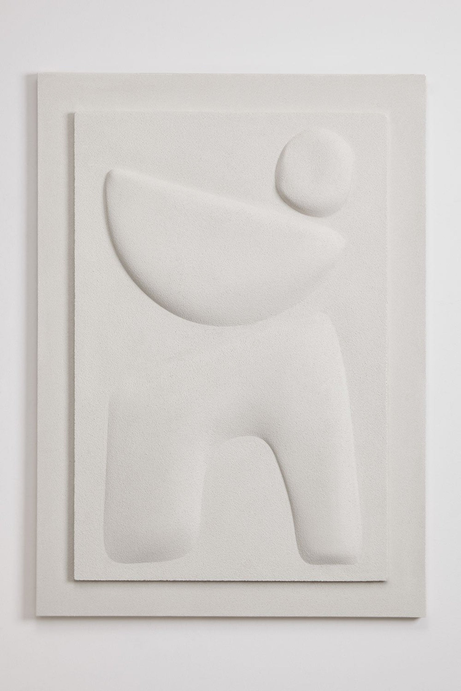 Weiß Sandrelief-Portrait
