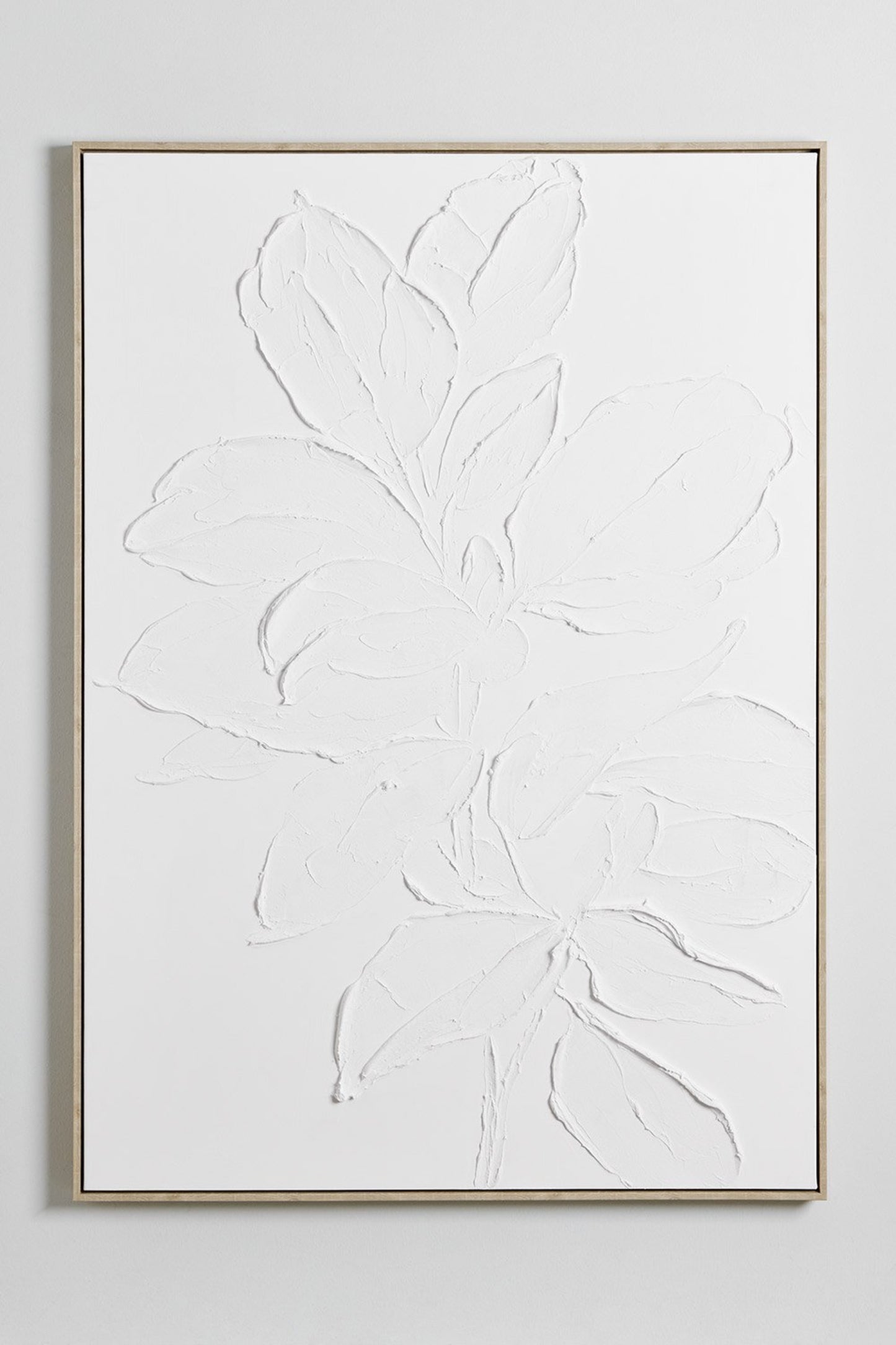 Weiße Blume Form Porträt